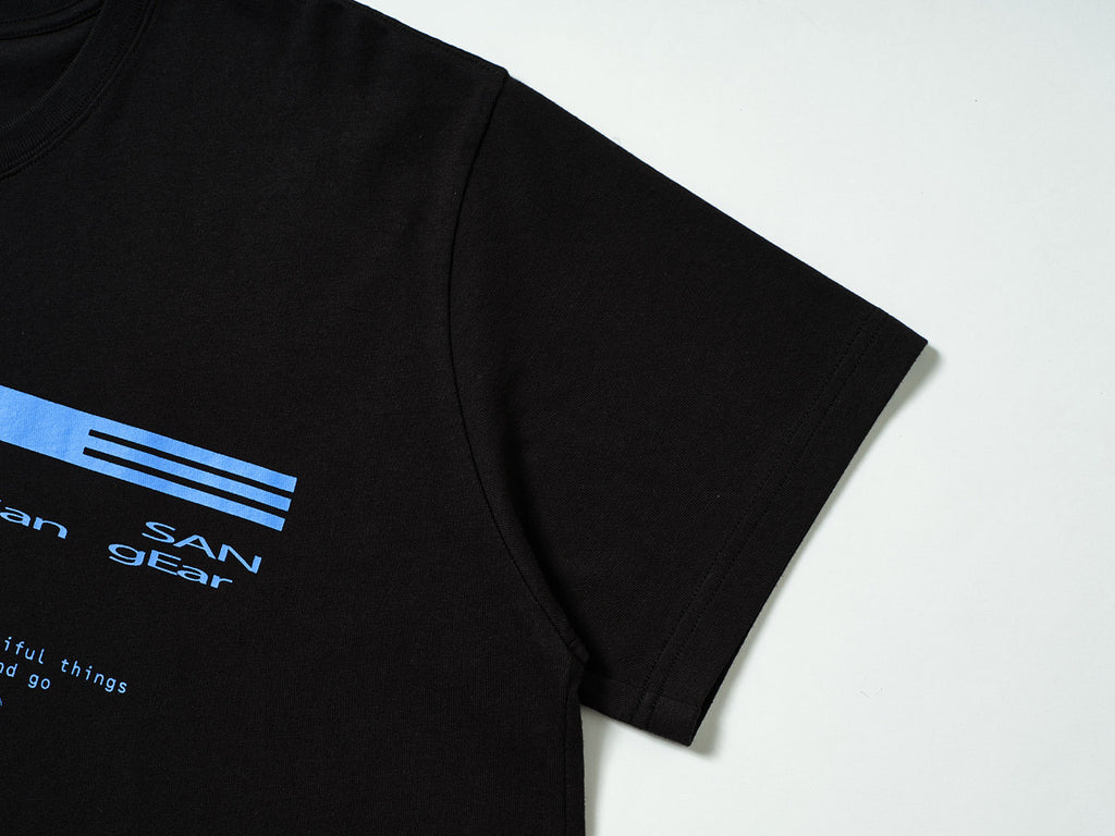 San San Gear - San San X B.E Sprout T-Shirt (Black) product image 4 | TRAB K-Fashion Australia