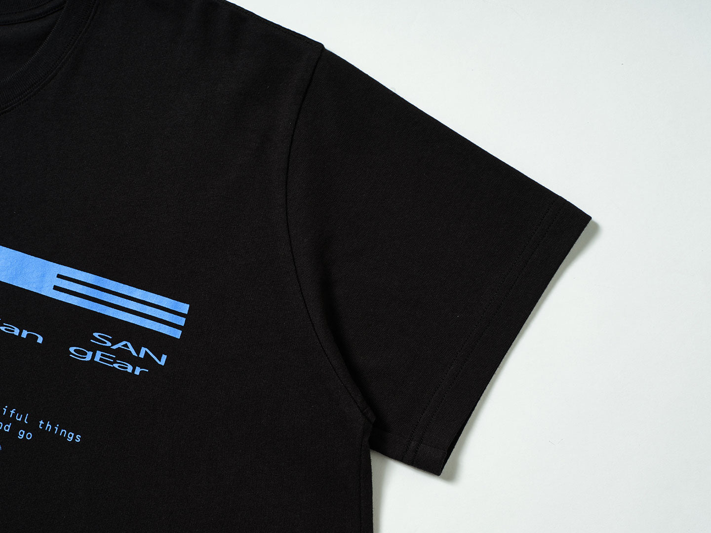 San San Gear - San San X B.E Sprout T-Shirt (Black) product image 4 | TRAB K-Fashion Australia