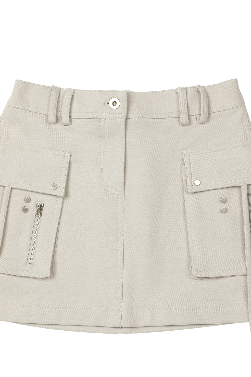 Deinet - Jersey Mini Skirt (Beige) product image 3 | TRAB K-Fashion Australia