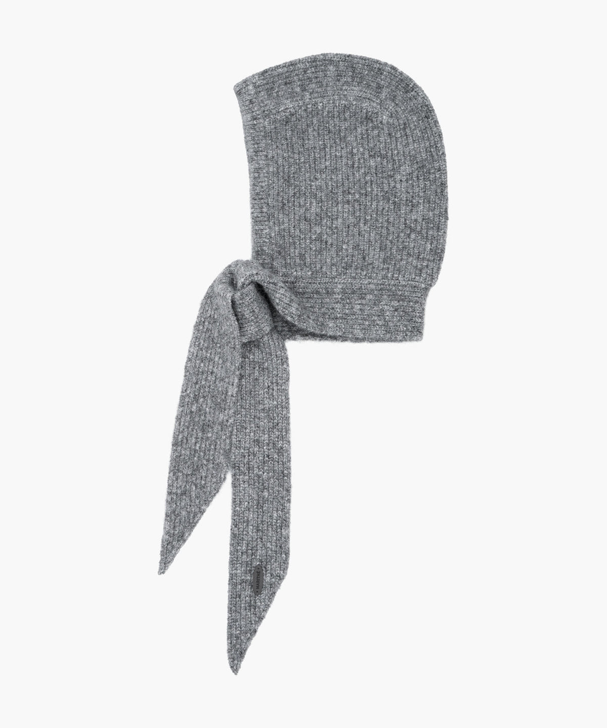 Marithe & Francois Girbaud - Regular Logo Scarf Balaclava (Melange Gray) product image 2 | TRAB K-Fashion Australia