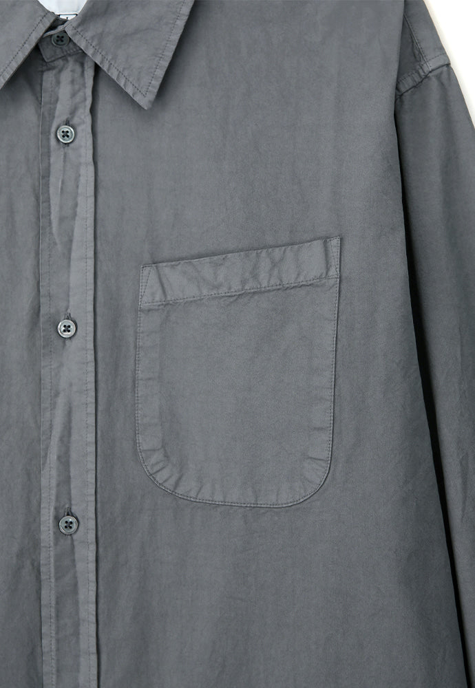 Art if acts - Padre Garment-dyed Shirt (Bluish Grey) product image 9 | TRAB K-Fashion Australia