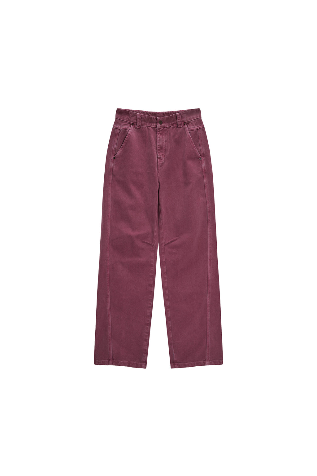 Matin Kim - Side Point Color Denim Pants (Pink) product image 1 | TRAB K-Fashion Australia