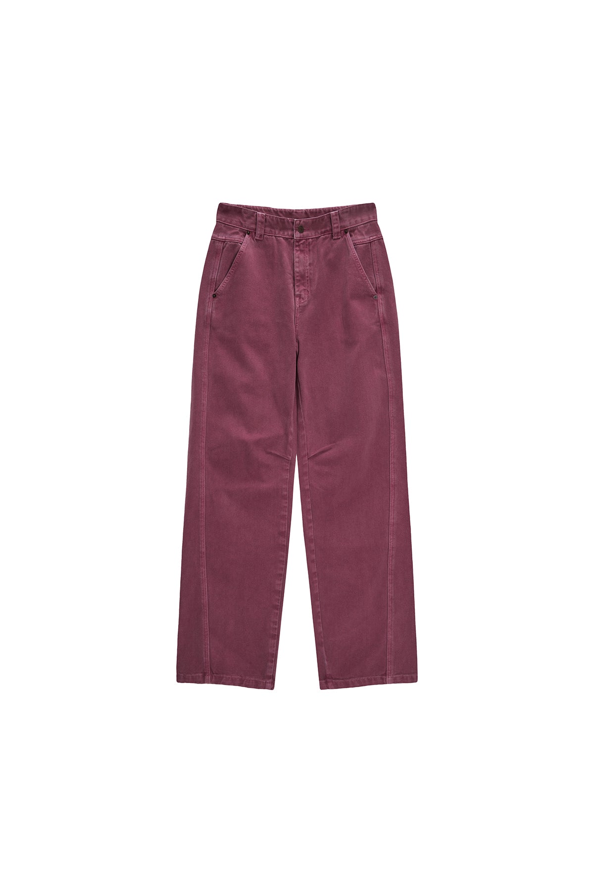 Matin Kim - Side Point Color Denim Pants (Pink) product image 1 | TRAB K-Fashion Australia