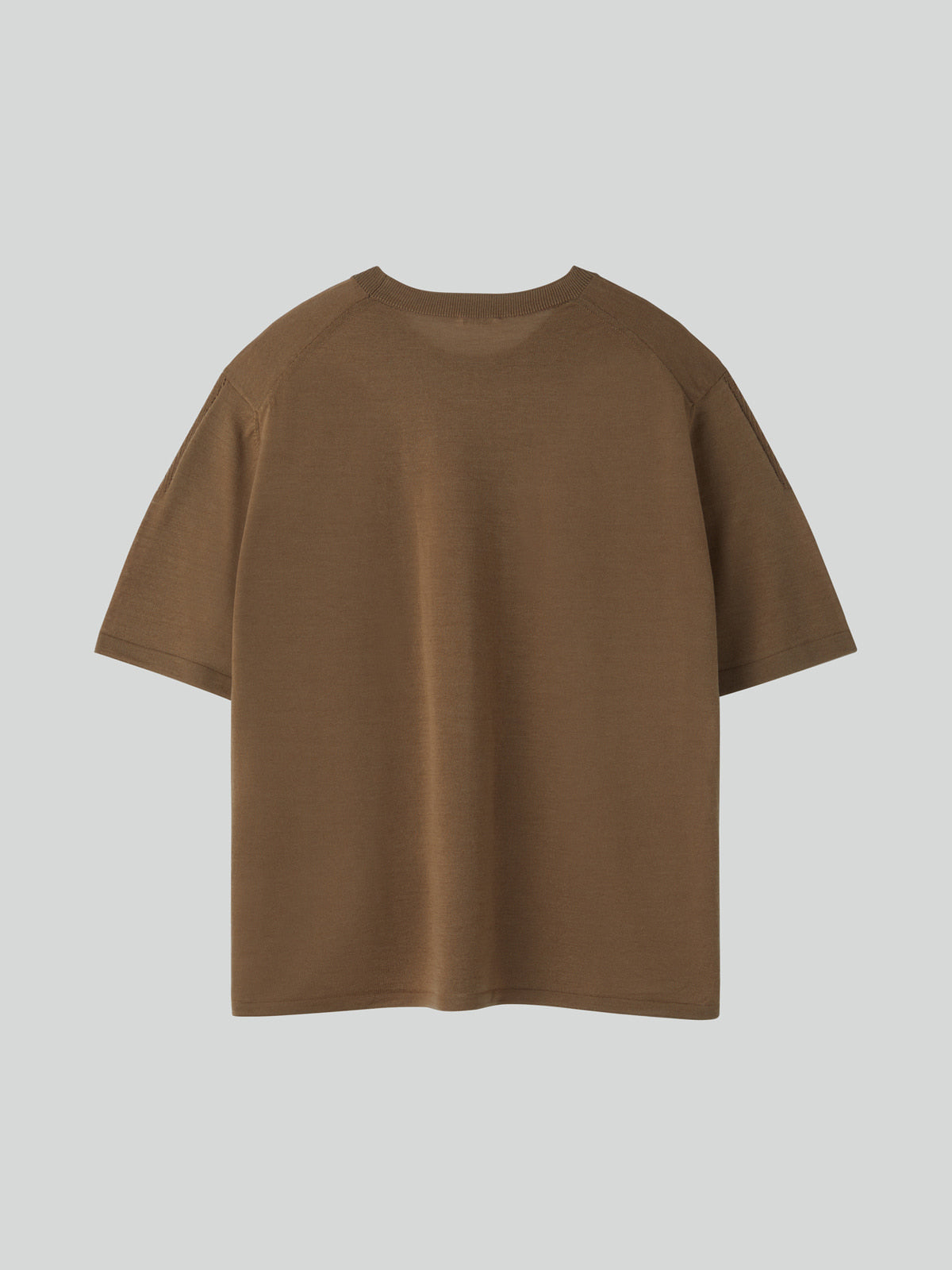 Recto - Pocket Wool Knit Top (Ochre) product image 5 | TRAB K-Fashion Australia