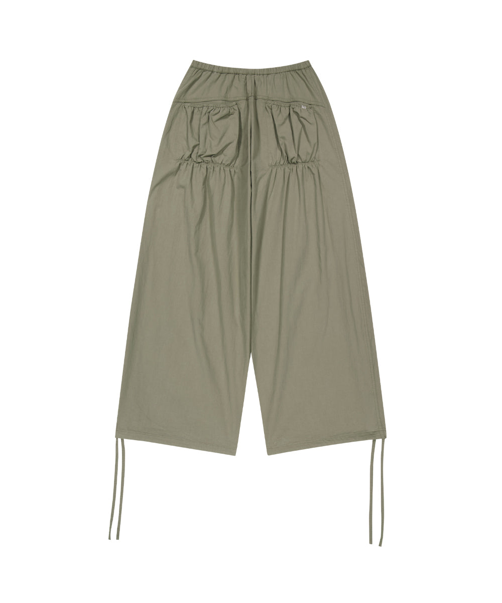 Coyseio - Shirring Tobi Pants (Khaki) product image 11 | TRAB K-Fashion Australia