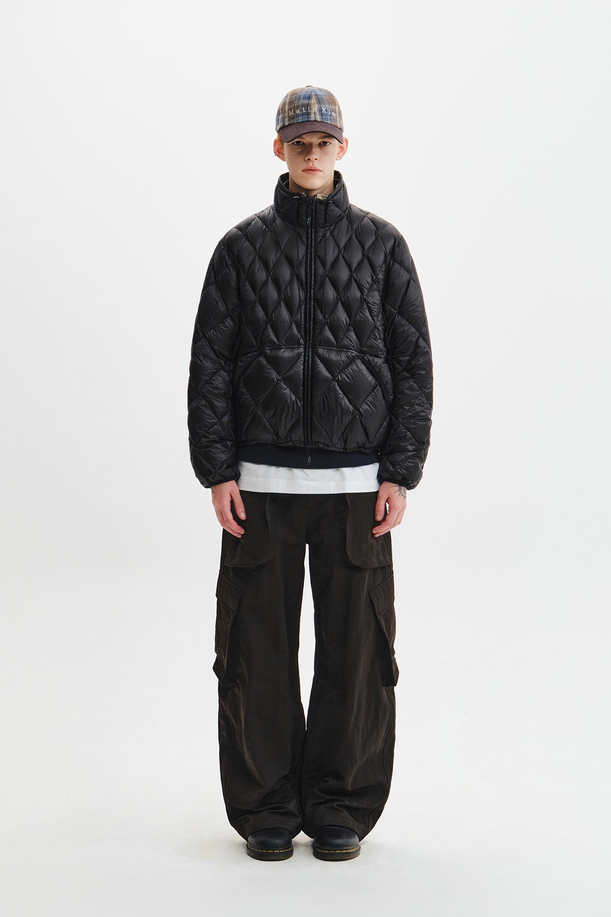 Matin Kim - Mix Quilted Light Down Jumper (Black) product image 7 | TRAB K-Fashion Australia
