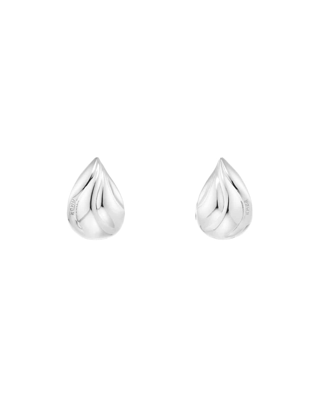 Numbering - Wavy Teardrop Hoop Earrings #7125 product image 6 | TRAB K-Fashion Australia