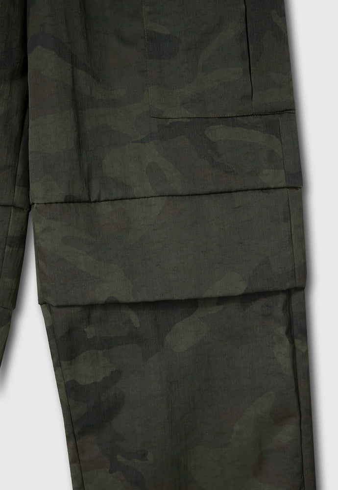 Tonywack - Camouflage Nylon Cargo Pants (Dark Olive) product image 15 | TRAB K-Fashion Australia