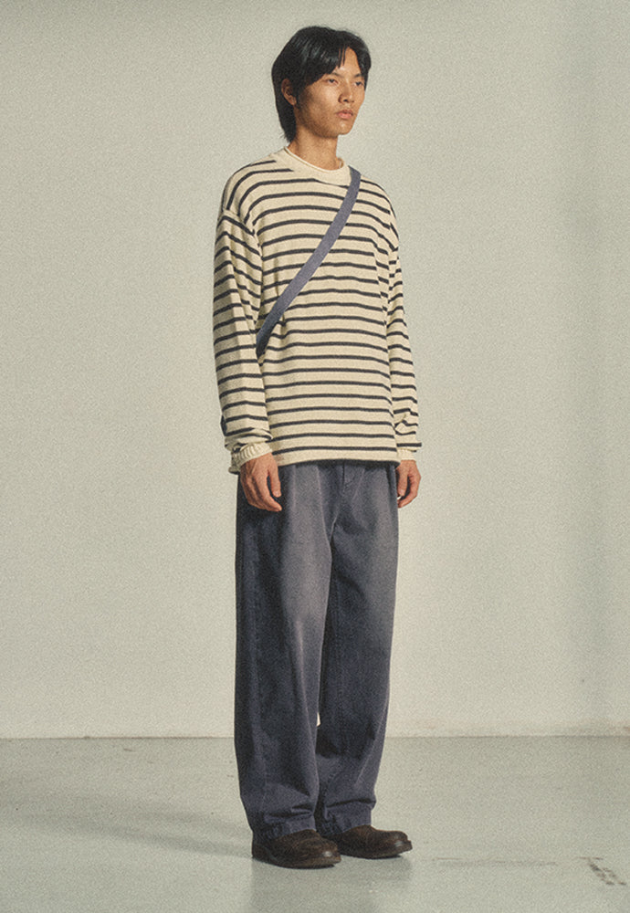 Art if acts - Roll up Pullover Knit (Ivory) product image 2 | TRAB K-Fashion Australia