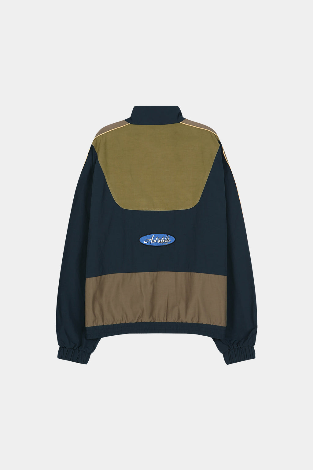 Andersson Bell - Unisex Color Block Nylon Track Jacket (Navy/Khaki) product image 10 | TRAB K-Fashion Australia
