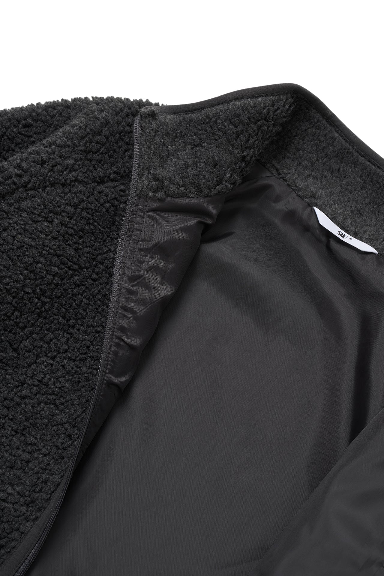 STU - Fleece Zip-Up Jacket In (Charcoal) product image 15 | TRAB K-Fashion Australia