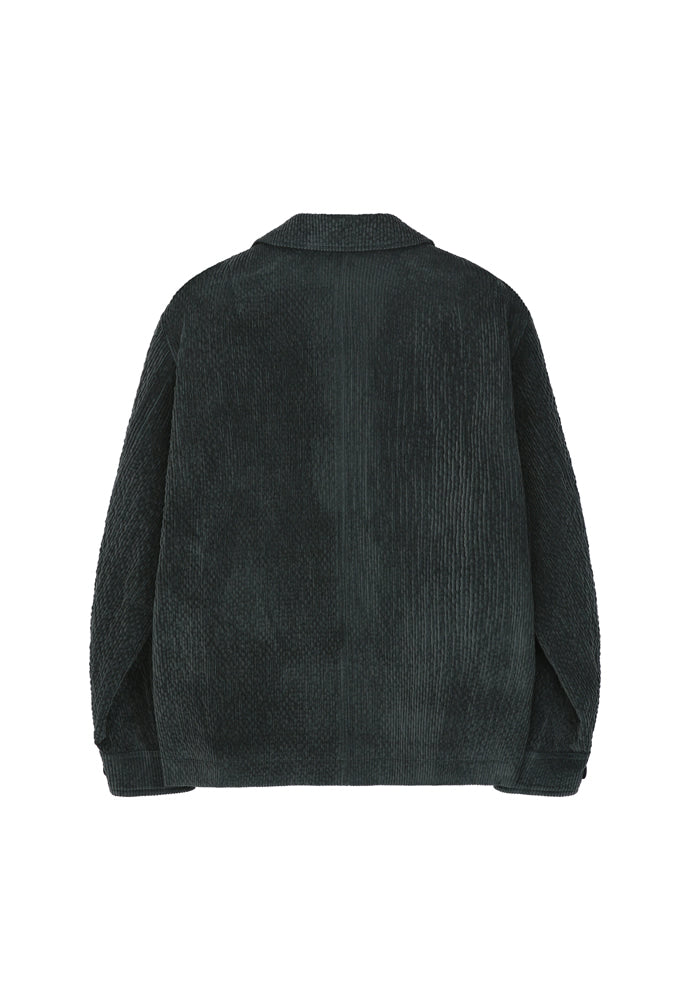 Art if acts - Corduroy French Work Jacket (Black Opal) product image 7 | TRAB K-Fashion Australia