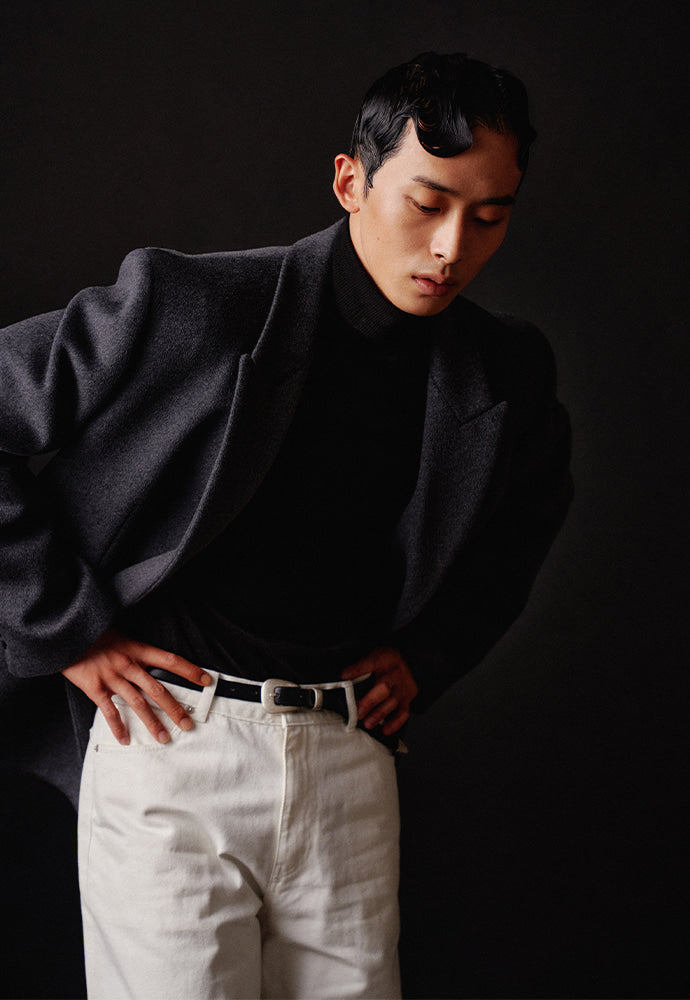 Tonywack - Rave Double Blazer (Charcoal (Cashmere Winter Fabric)) product image 4 | TRAB K-Fashion Australia