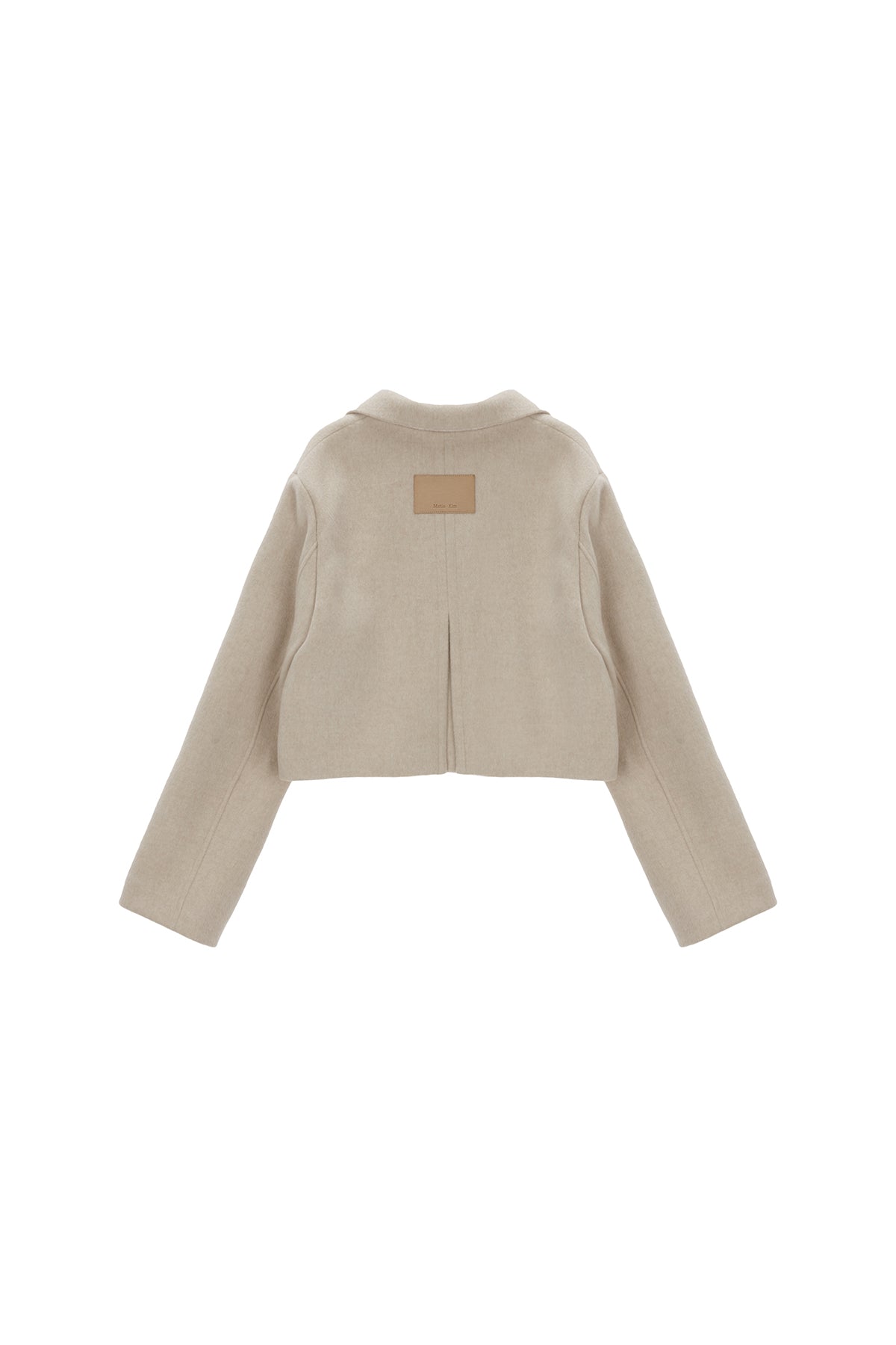 Matin Kim - Tailored Double Crop Coat (Beige) product image 5 | TRAB K-Fashion Australia