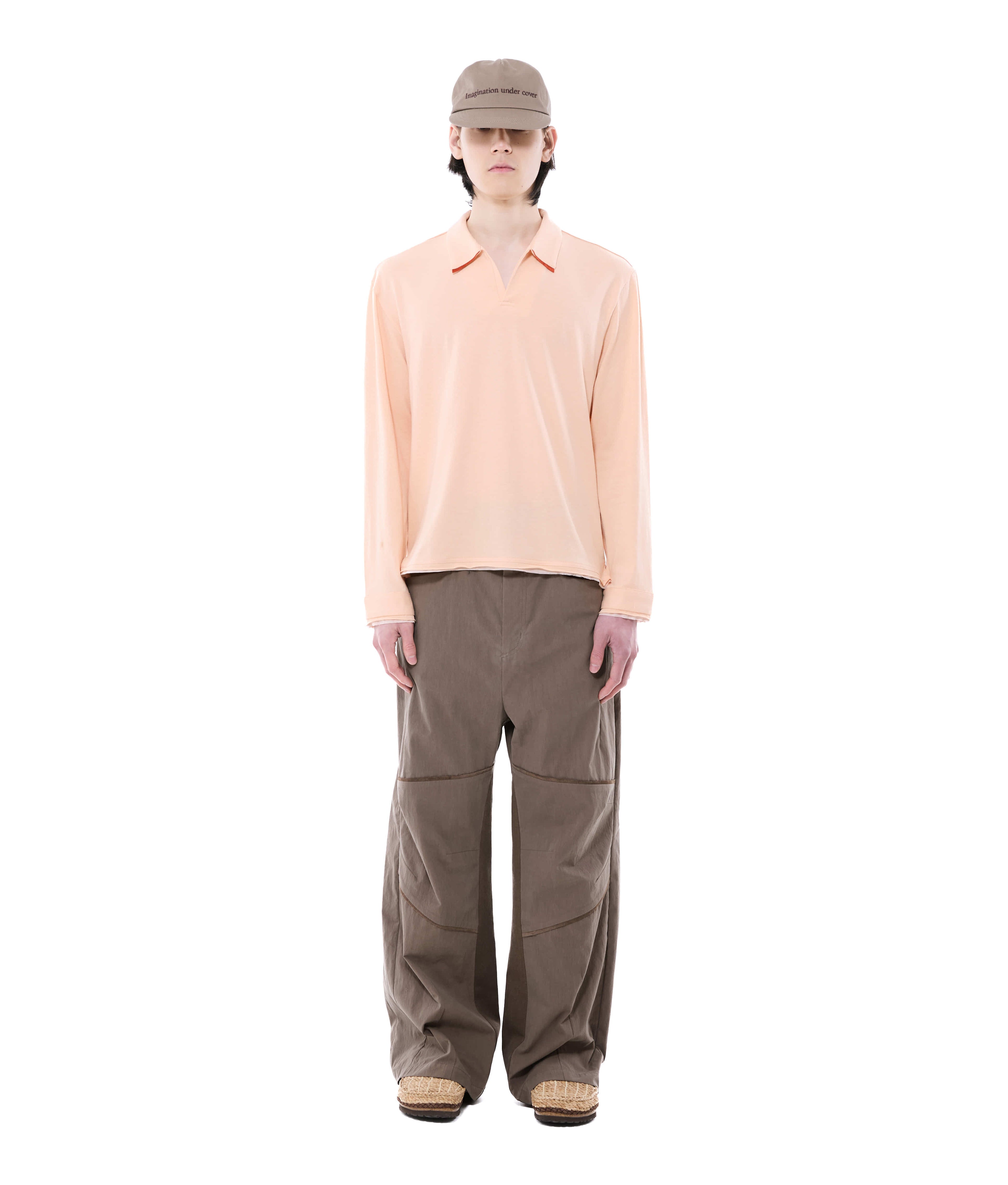 XLIM - Ep.9 01 Polo Shirt (Light Peach) product image 1 | TRAB K-Fashion Australia