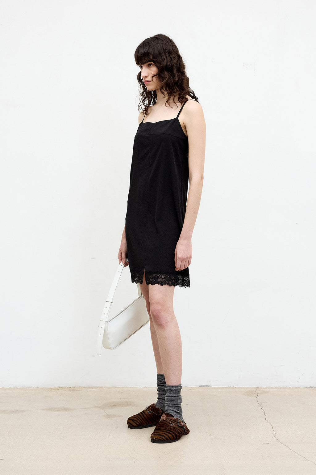 Coor - Paneled Lace Dress (Black) product image 3 | TRAB K-Fashion Australia