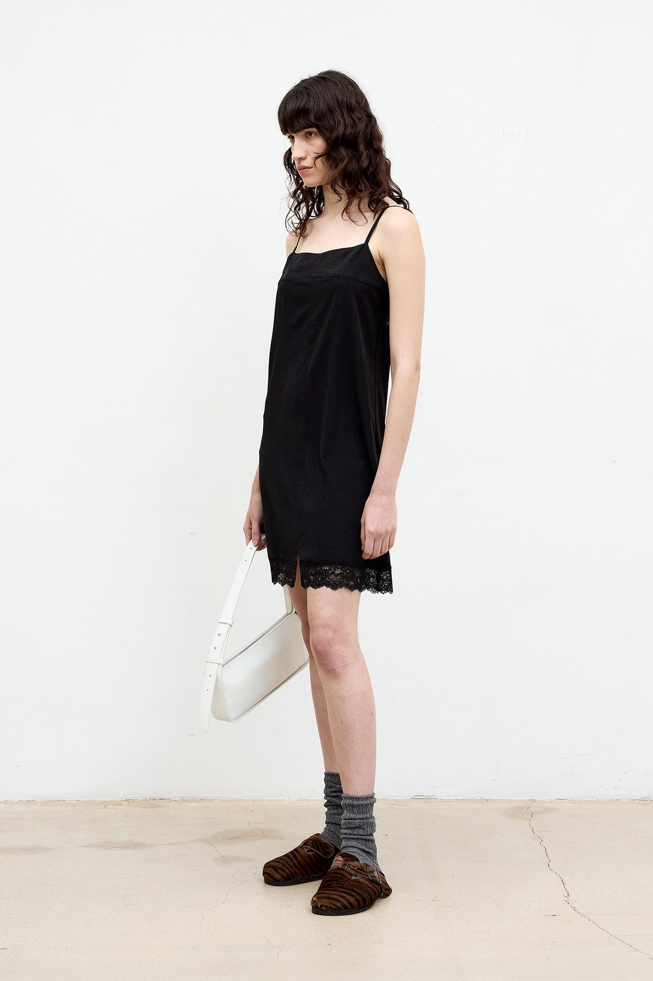 Coor - Paneled Lace Dress (Black) product image 3 | TRAB K-Fashion Australia