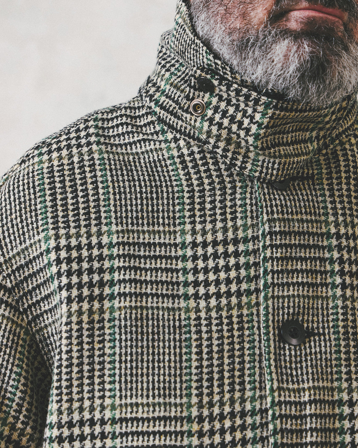 Eastlogue - Folkman Hunting Jumper (Black & Beige Wool Check) product image 4 | TRAB K-Fashion Australia