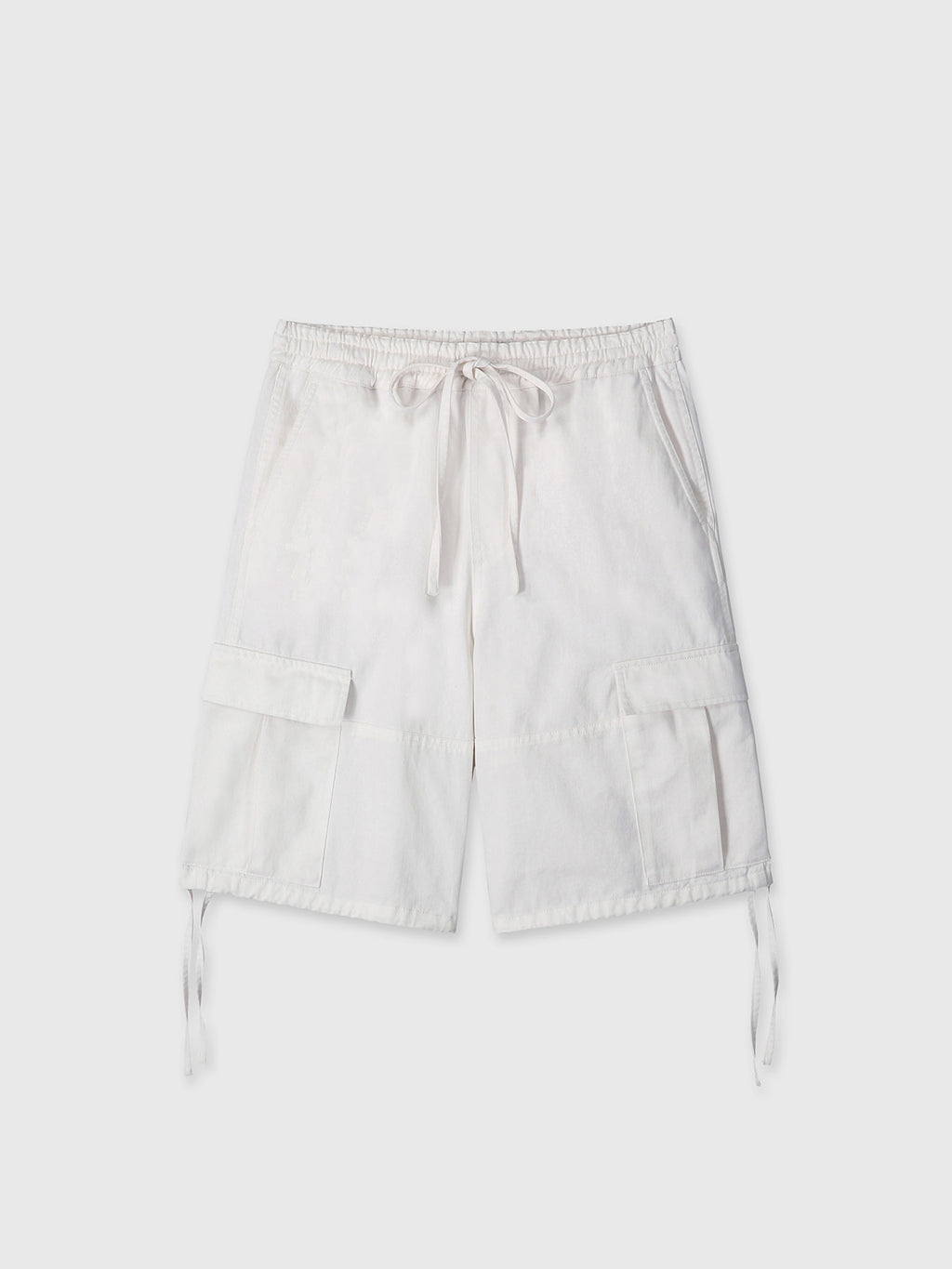 Tonywack - Garment-Washed Cargo Shorts (Off White) product image 8 | TRAB K-Fashion Australia