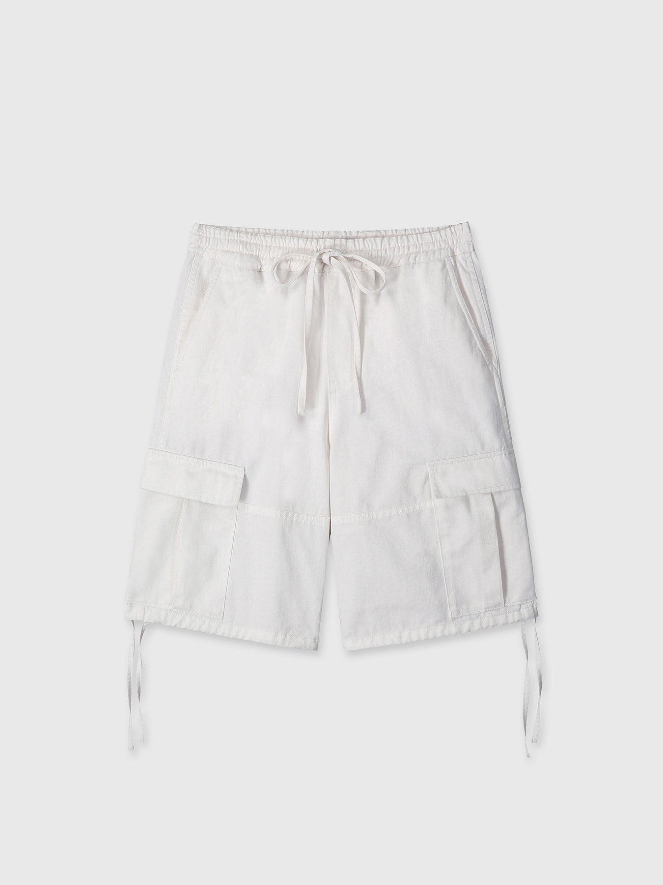 Tonywack - Garment-Washed Cargo Shorts (Off White) product image 8 | TRAB K-Fashion Australia