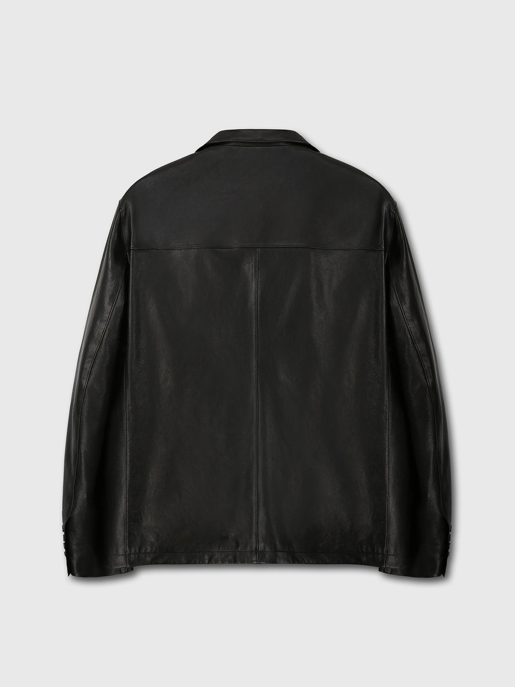 Tonywack - Vegetable Tanned Lamb Leather Tailored Jacket (Black) product image 8 | TRAB K-Fashion Australia