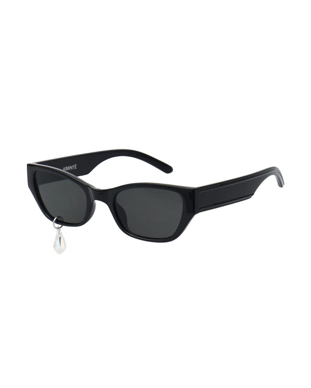 Kimhe Kim - Crystal Tear Cat-Eye Sunglasses (Black) product image 2 | TRAB K-Fashion Australia