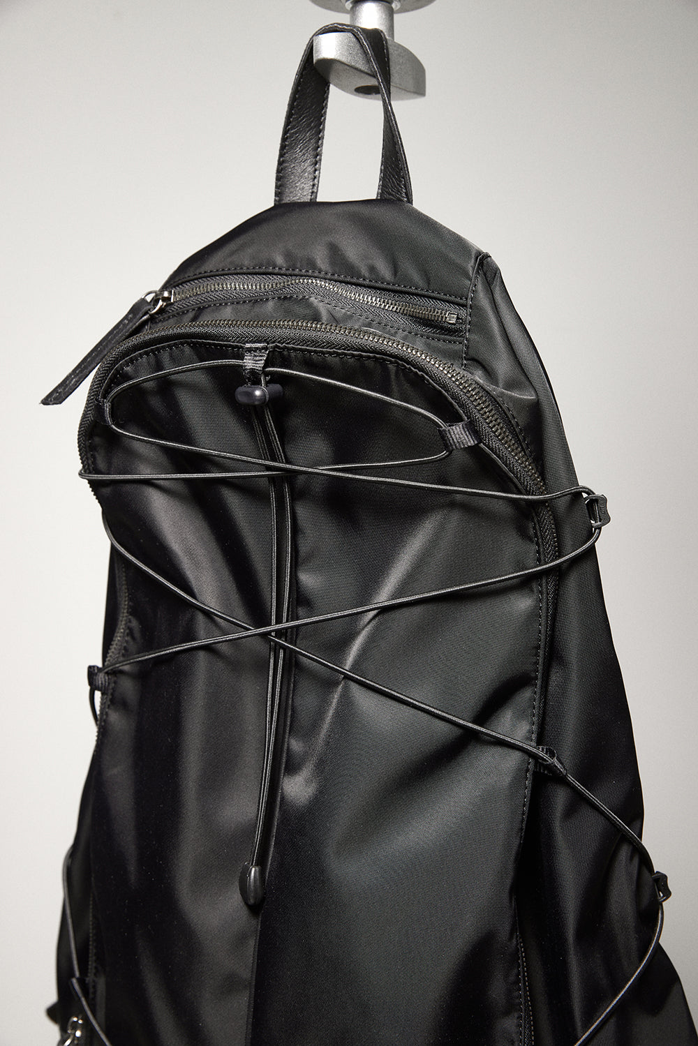 Hatchingroom - Nylon Leather Backpack (Black) product image 13 | TRAB K-Fashion Australia