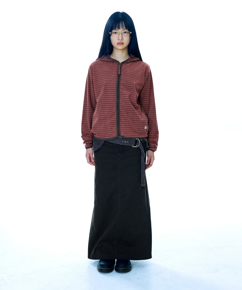 Coyseio - Waist Panel Skirt Warm (Grey) product image 15 | TRAB K-Fashion Australia