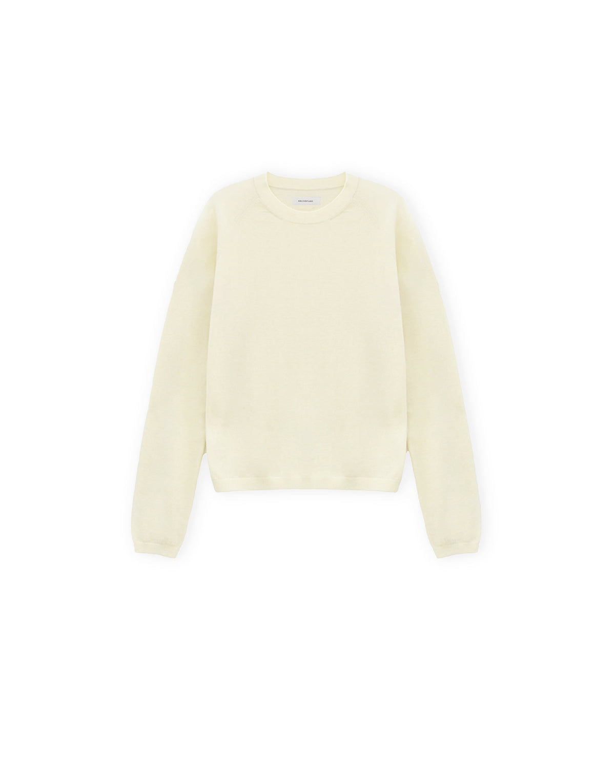 Brownyard - Super Fine Bound Neck Knit (Ivory) product image 4 | TRAB K-Fashion Australia