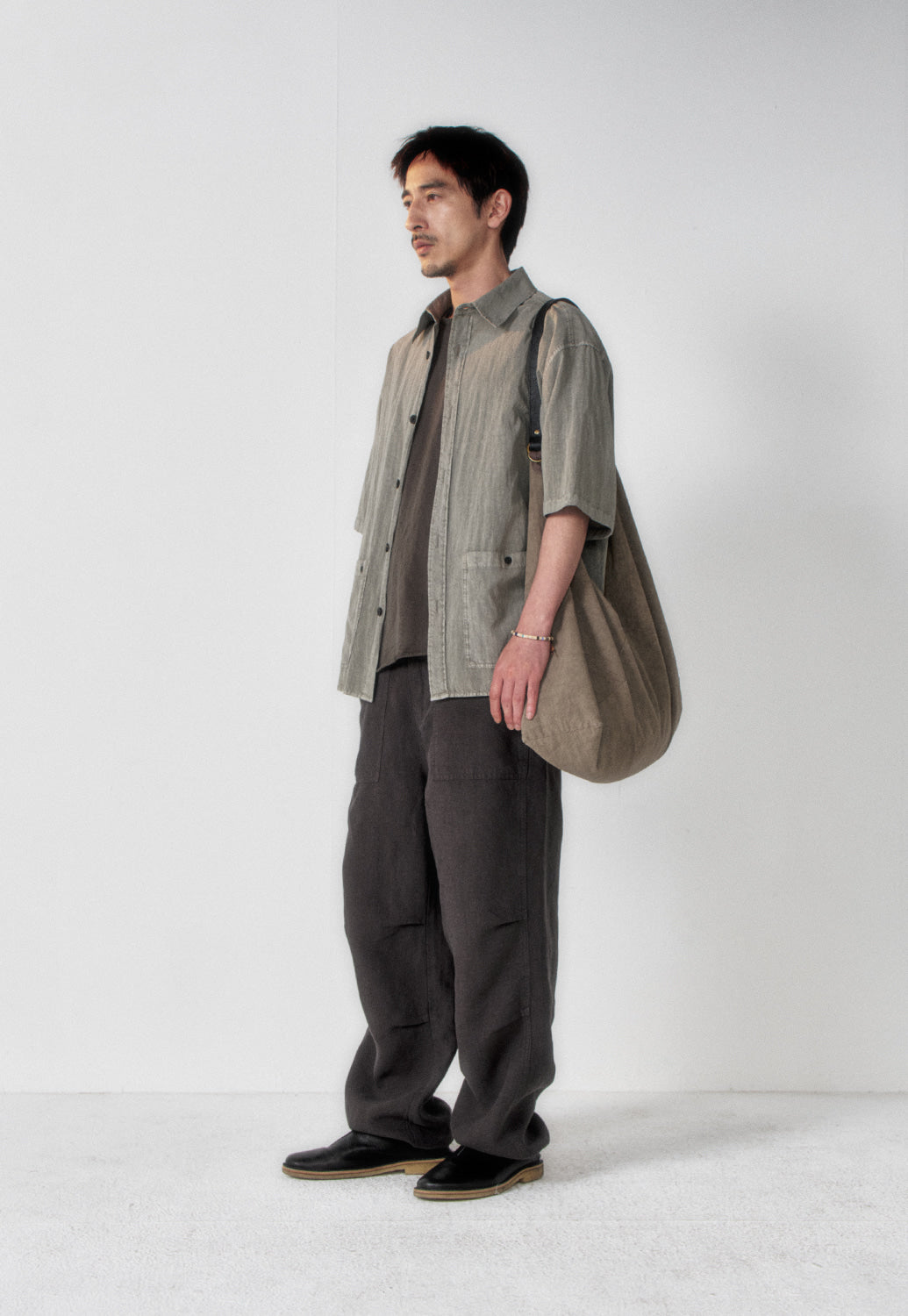 Art if acts - Garment Dyed Two Pocket Half Shirt (Cliff) product image 3 | TRAB K-Fashion Australia