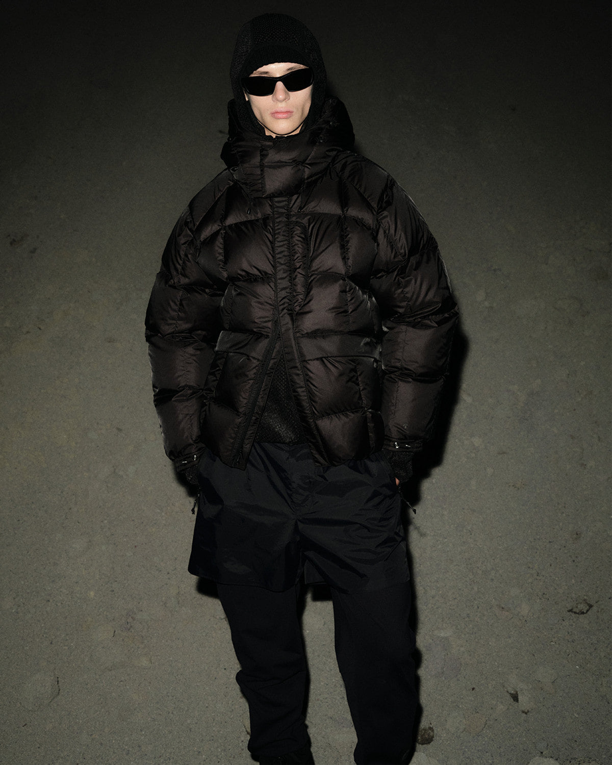 Eastlogue - Curved Utility Pants (Black) product image 1 | TRAB K-Fashion Australia
