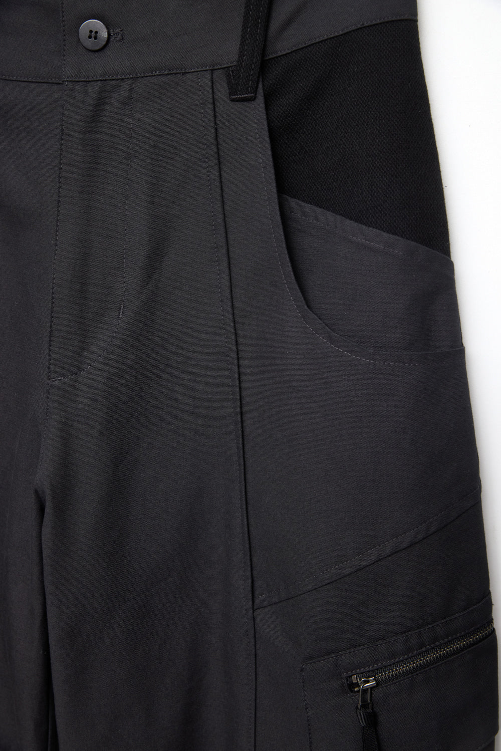 Hatchingroom - Darted Cargo Pants (Blue Black) product image 2 | TRAB K-Fashion Australia