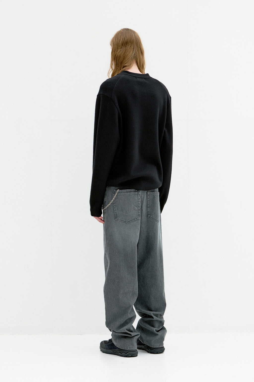 Coor - Topfill Wool Polo Knit (Black) product image 4 | TRAB K-Fashion Australia