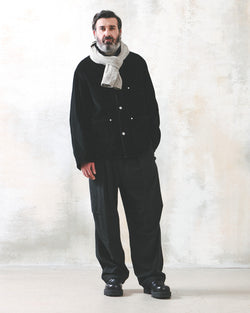 Eastlogue - Railman Work Jacket (Black Corduroy) product image 1 | TRAB K-Fashion Australia