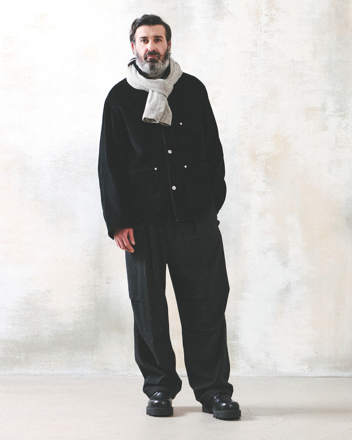 Eastlogue - Railman Work Jacket (Black Corduroy) product image 1 | TRAB K-Fashion Australia