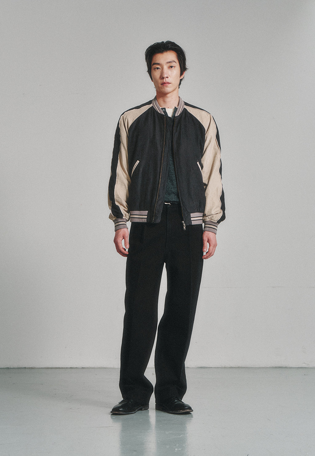 Art if acts - Vintage Souvenir Jacket (Black/Mud) product image 2 | TRAB K-Fashion Australia
