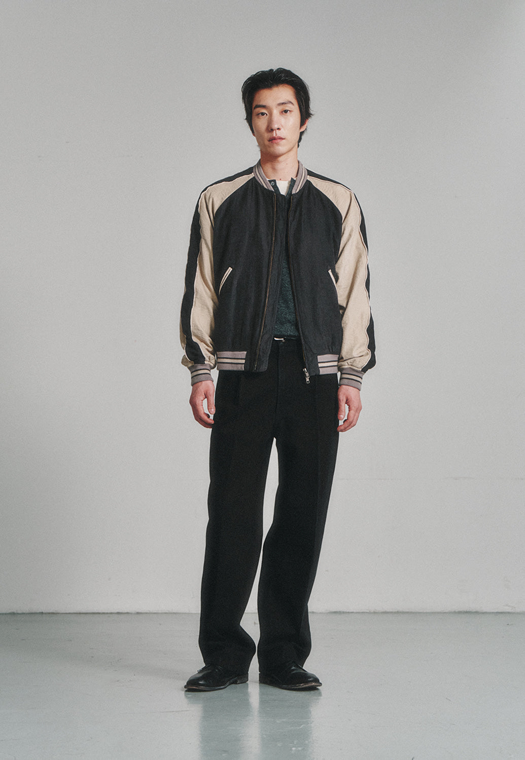 Art if acts - Vintage Souvenir Jacket (Black/Mud) product image 2 | TRAB K-Fashion Australia