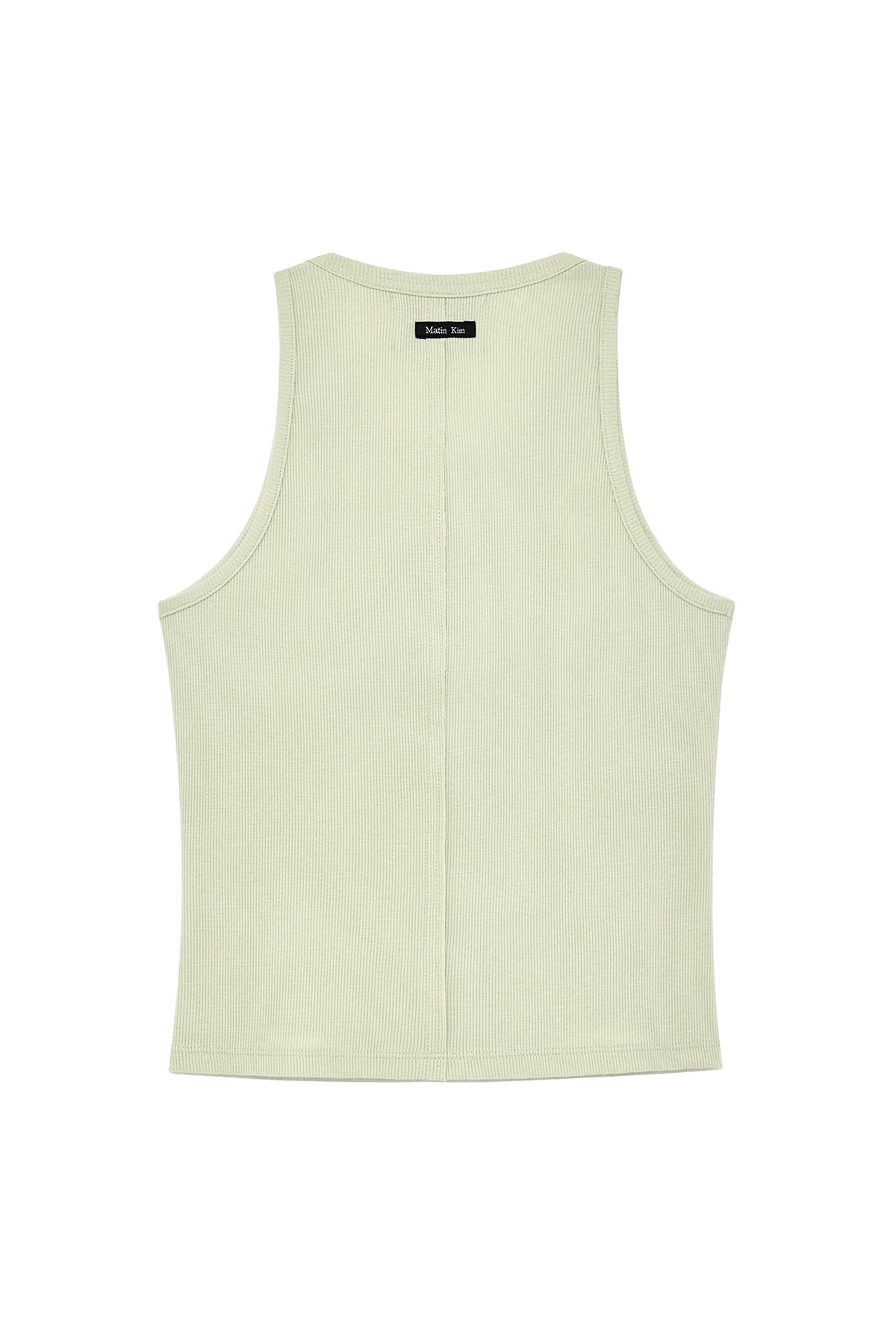 Matin Kim - Vintage Logo Printing Sleeveless Top (Light Green) product image 2 | TRAB K-Fashion Australia