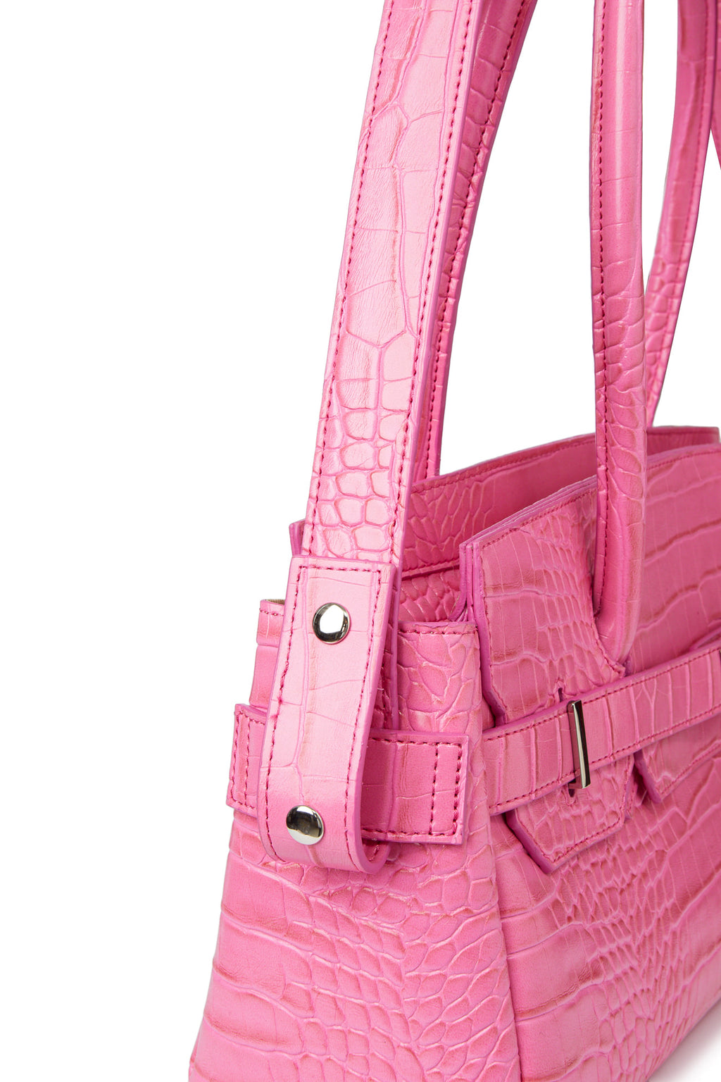 Deinet - Crocodile Pattern Two-Way Bag (Pink) product image 8 | TRAB K-Fashion Australia