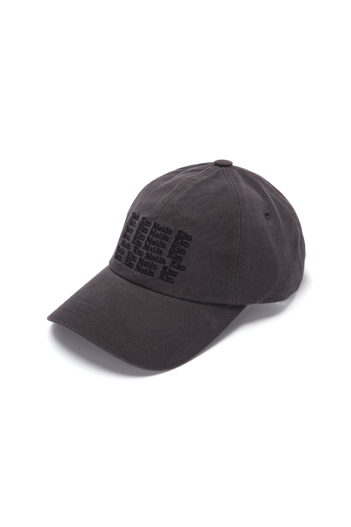Matin Kim - Lettering Ball Cap (Charcoal) product image 4 | TRAB K-Fashion Australia
