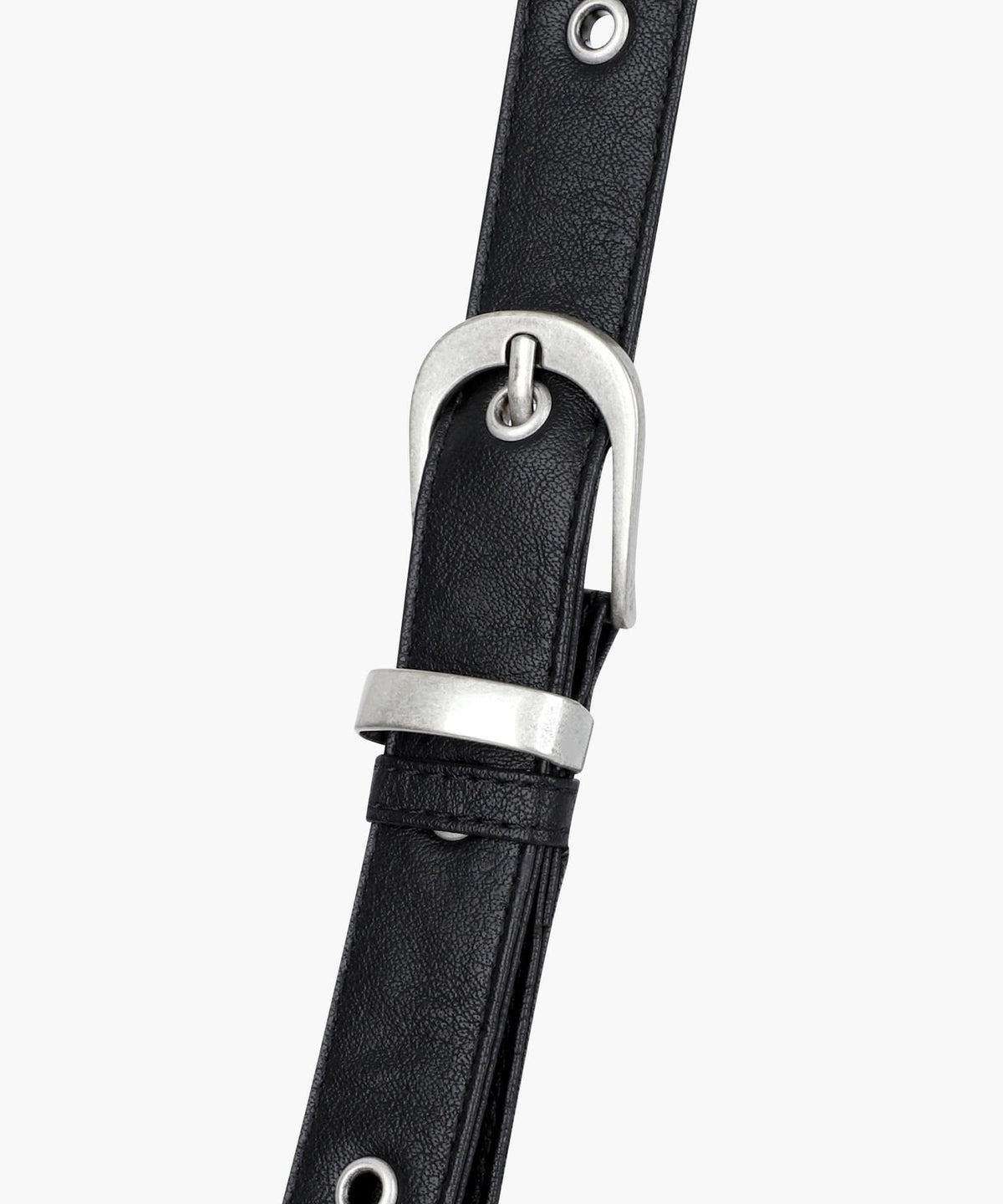 Marithe & Francois Girbaud - Classic Logo Zip Buckle Shoulder Bag (Black) product image 5 | TRAB K-Fashion Australia