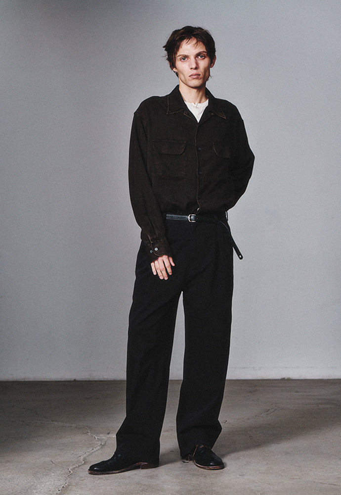 Art if acts - Tencel Two Pocket Shirt (Faded Black) product image 5 | TRAB K-Fashion Australia