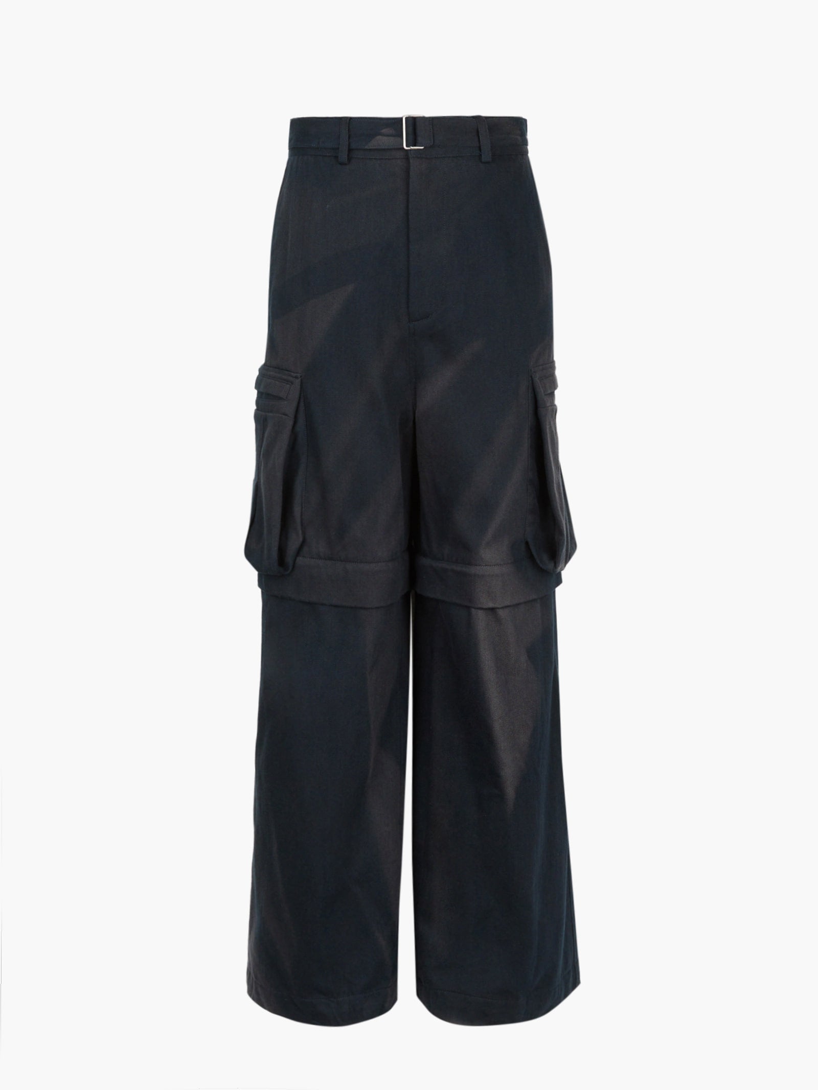 Jiyong Kim - Sun-Bleached Detachable Wide Trousers (Navy) product image 11 | TRAB K-Fashion Australia