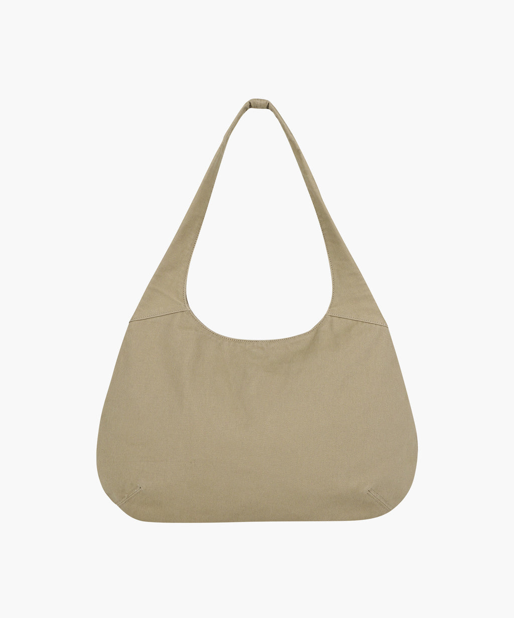 Marithe & Francois Girbaud - Classic Logo Round One Shoulder Bag (Beige) product image 3 | TRAB K-Fashion Australia