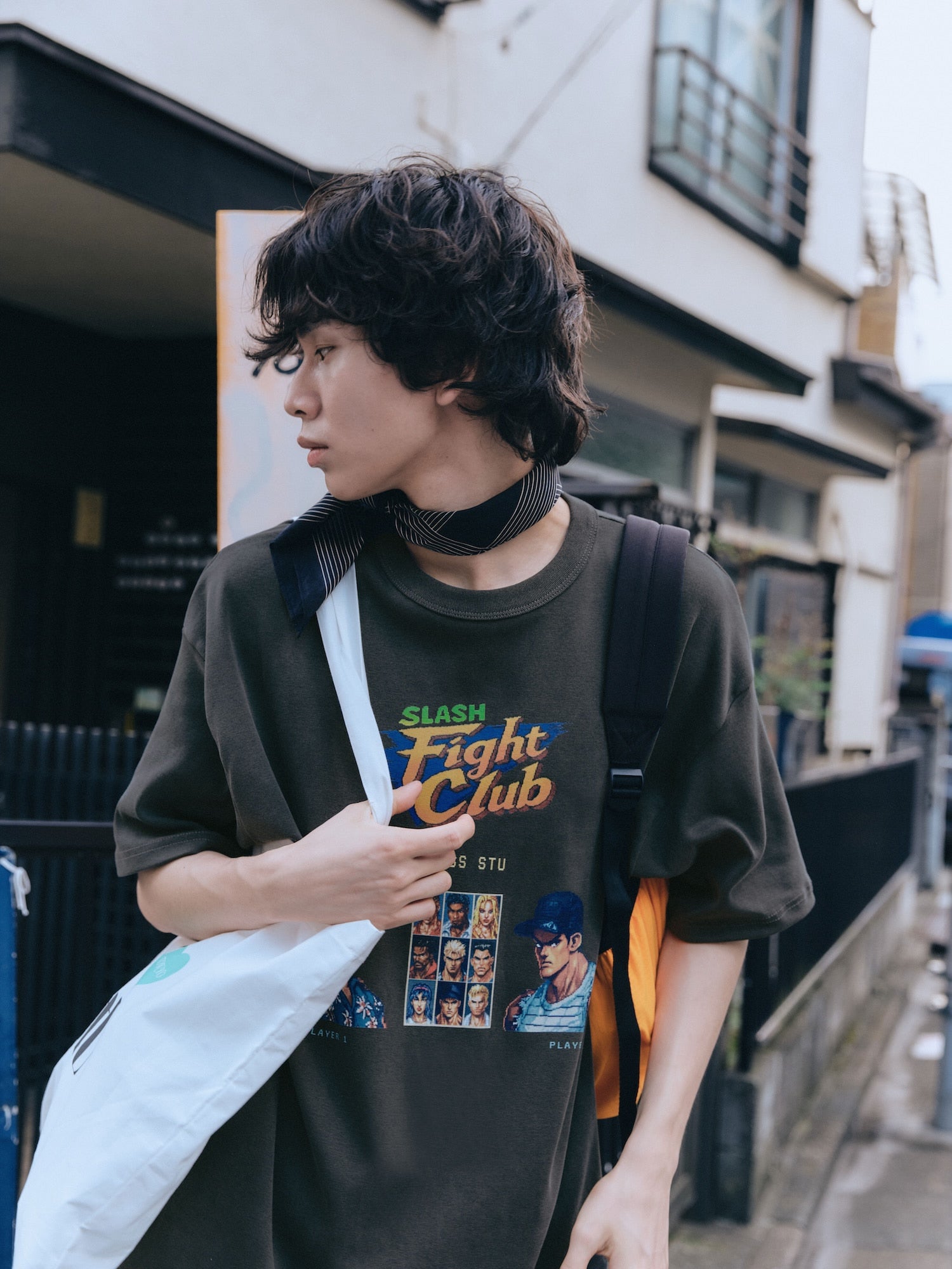 Stu - Fight Club T-Shirt (Charcoal) product image 11 | TRAB K-Fashion Australia