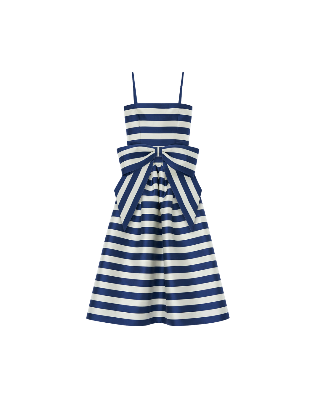 Kimhe Kim - Striped Mikado Silk Long Dress (Navy) product image 6 | TRAB K-Fashion Australia