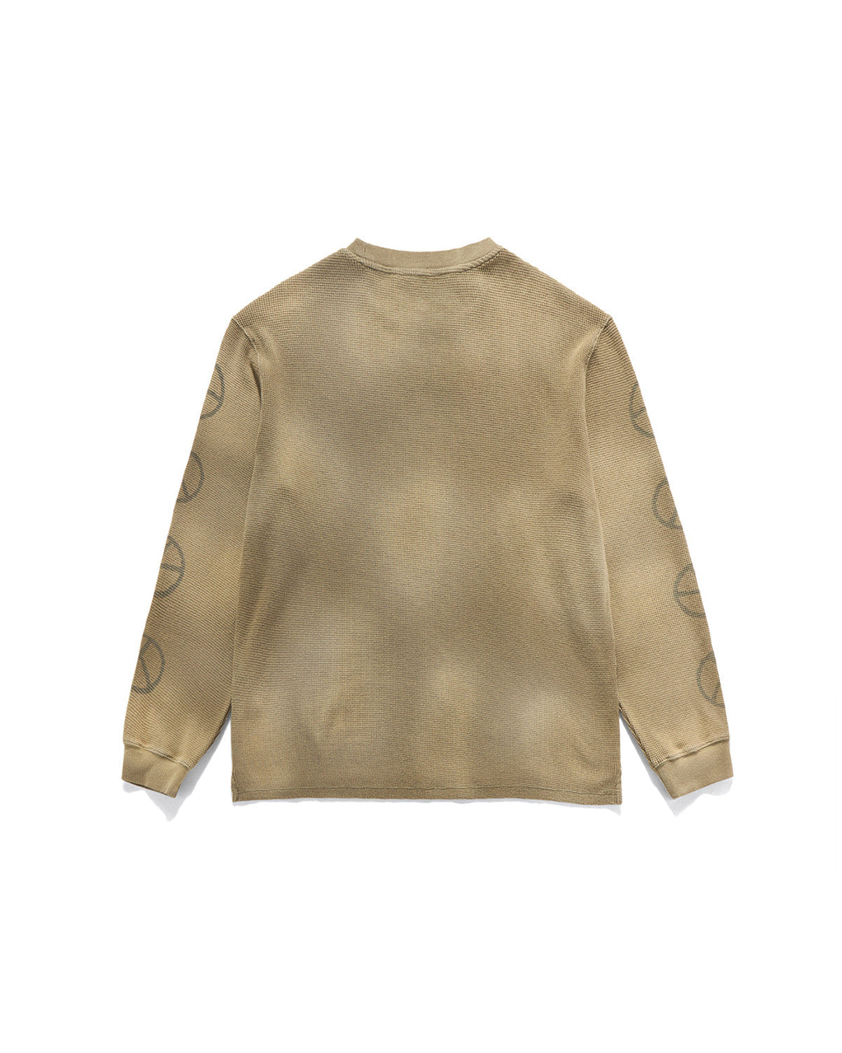 Eastlogue - Bleached Peace Symbol L.s T-shirts (L.olive) product image 7 | TRAB K-Fashion Australia