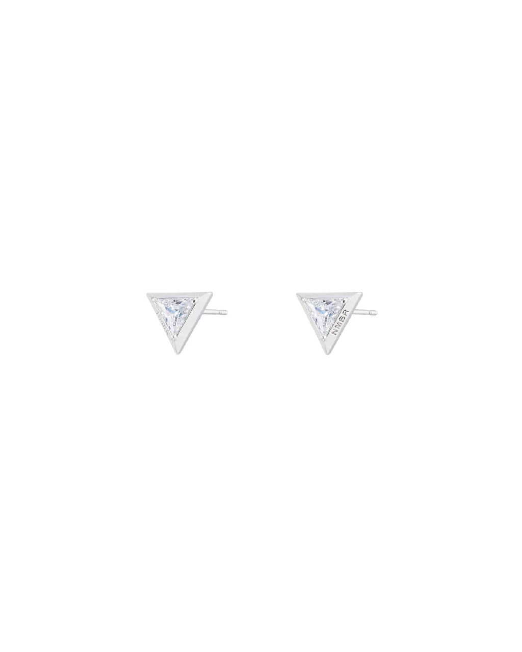 Numbering - Inverted Triangle Earrings with Stone Chain #3191 product image 10 | TRAB K-Fashion Australia