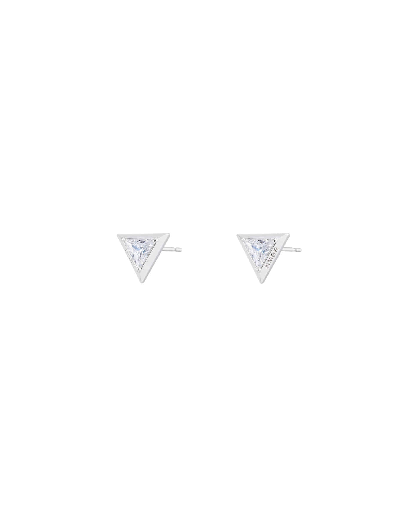 Numbering - Inverted Triangle Earrings with Stone Chain #3191 product image 10 | TRAB K-Fashion Australia