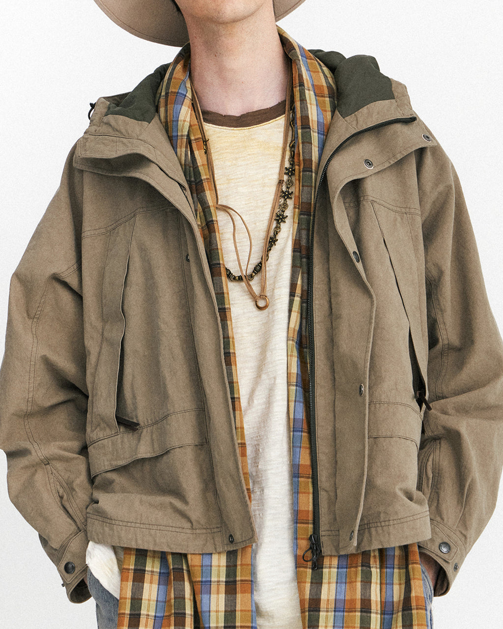 Eastlogue - Traveler Shield Parka (Sand) product image 3 | TRAB K-Fashion Australia